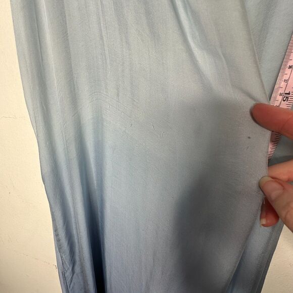 Kate by Laltramoda Light Blue Ombre Tank Sleeveless Lined Midi Maxi Dress S / M - Picture 4 of 12